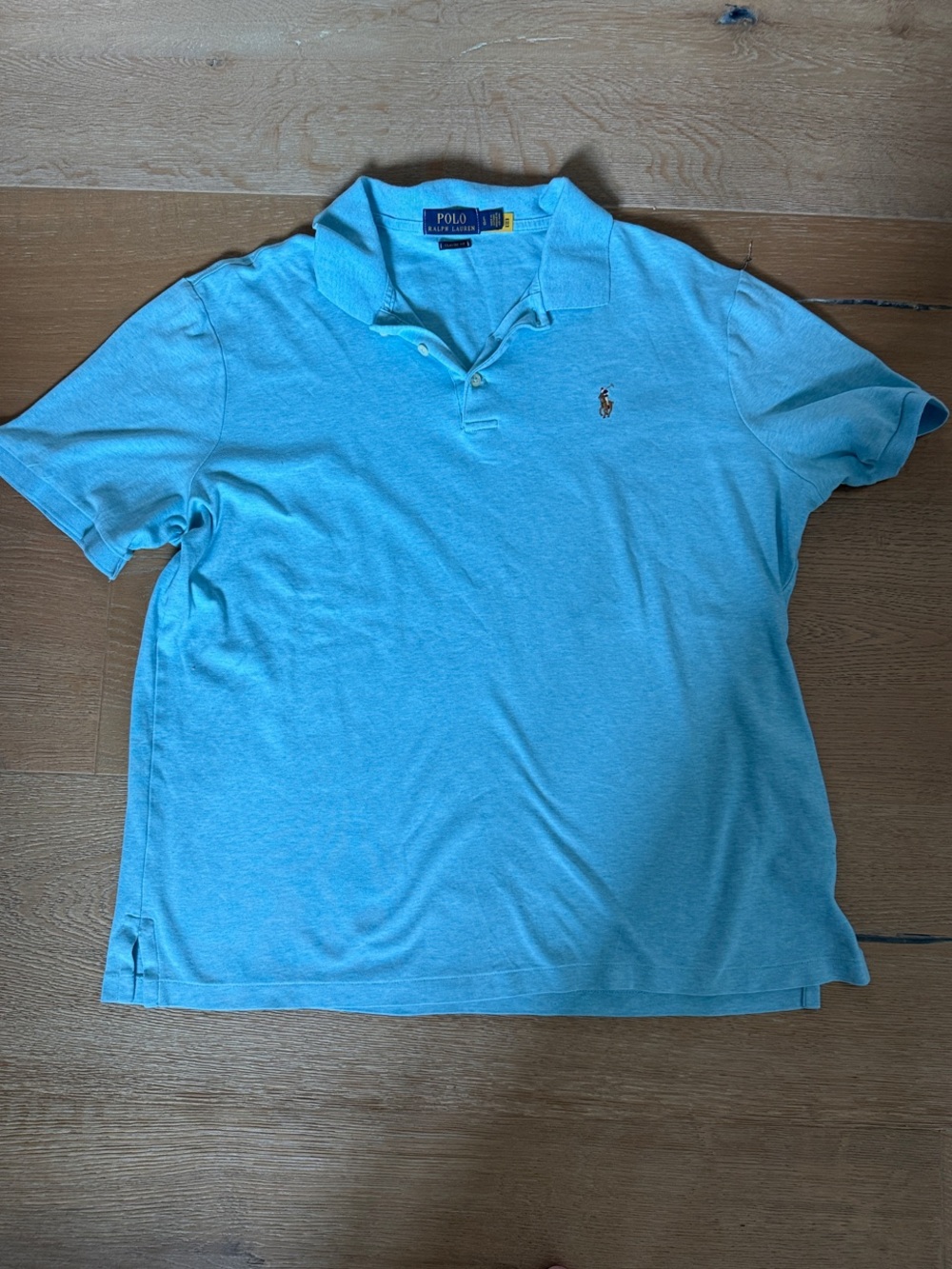 Polo Ralph Lauren Men’s Teal Polo Shirt | Size Large